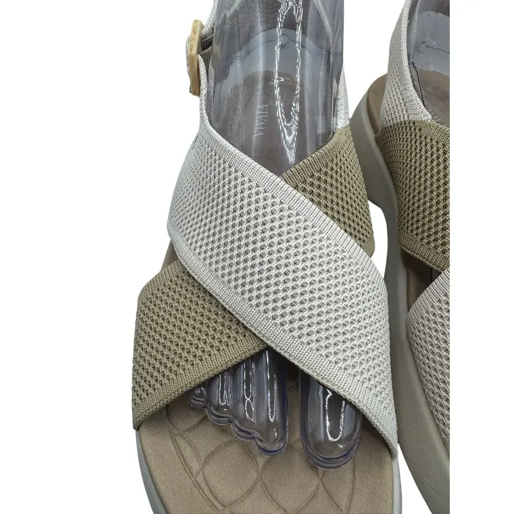 VIVAIA Kara AdaptAll Sport Sandals Dual Arch Support Beige EU 40 - Picture 3 of 9